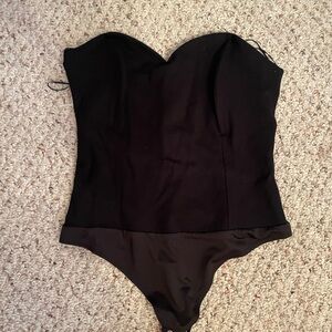 Sweetheart Corset  Black Women's Bodysuit